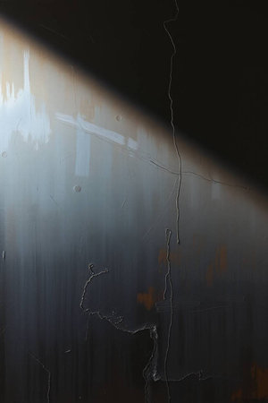 Grunge rusty metal texture background, rusty metal wall with a spotlight