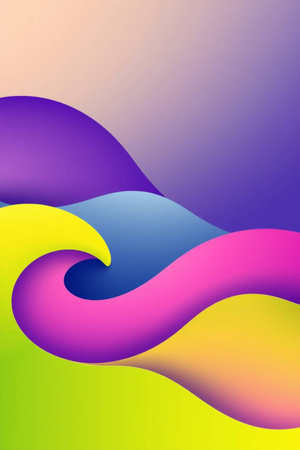 Abstract background with dynamic waves. Vector illustration. Can be used for advertising,...