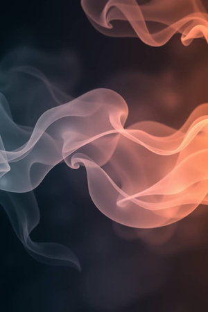 Abstract smoke on black background,abstract smoke background,Abstract smoke backgroundの写真素材