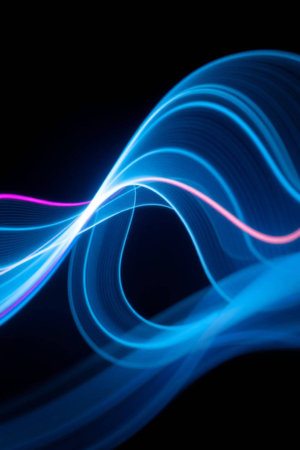 abstract blue background with some smooth lines in it (see more in my portfolio)