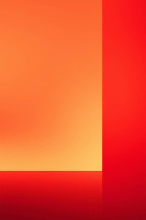 Abstract red and orange background with copy space for text or image.の写真素材