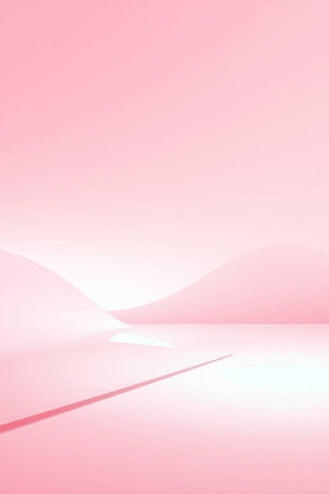 Abstract pink background with shadow. 3d render, 3d illustrationの写真素材