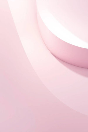 Abstract pink background with curve pattern. 3d rendering, 3d illustration.の写真素材