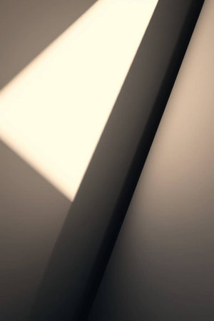 abstract background with light and shadow on the wall. 3d renderの写真素材
