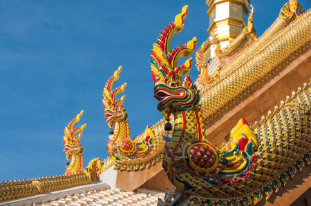 Wat Mahawanaram Temple is the most famous landmark in Ubon Ratchathani, Thailandの写真素材