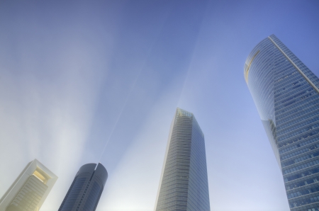 Madrid city  Skyscrapers  Spainの写真素材