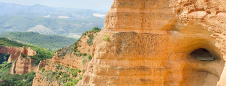 Las Medulas, ancient roman mines in Leon, Spain.の写真素材