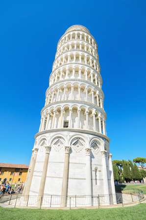 Famous Pisa tower, Pisa, Italy.の写真素材