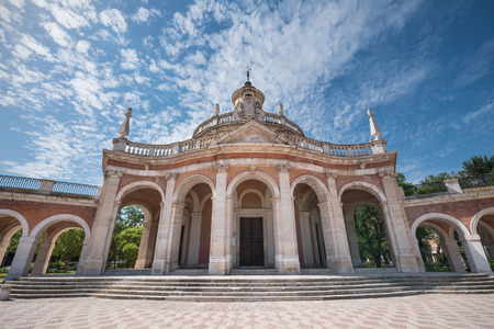 Aranjuez famous landmark, San Antonio de Padua church, Madrid, Spain.の写真素材