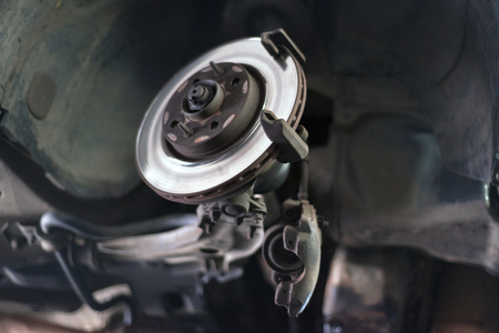 Car break disc close upの写真素材