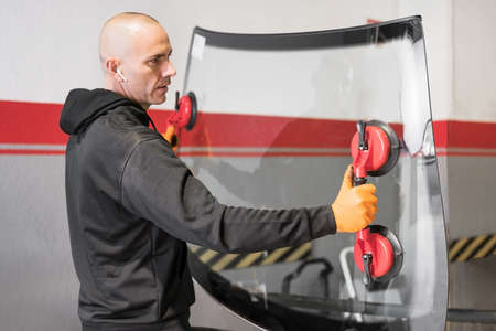 Auto Glass Repair and Replacement.の写真素材