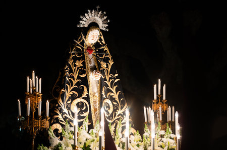 Traditional Spanish Holy Week procession