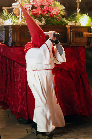 Traditional Spanish Holy Week procession