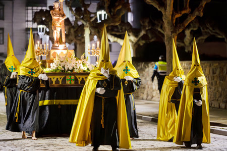 Traditional Spanish Holy Week procession