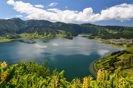 Lagoa Azulの写真素材