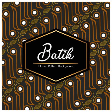Batik Ethnic Pattern Background Designのイラスト素材