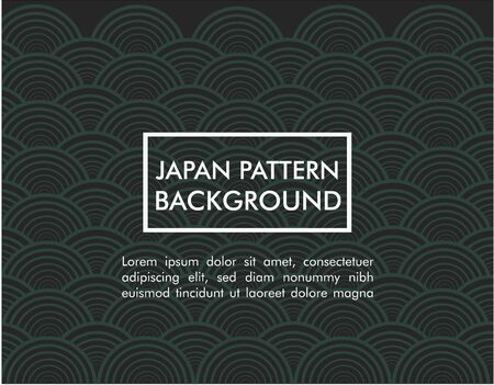 Japanese Ethnic Pattern Backgroundのイラスト素材