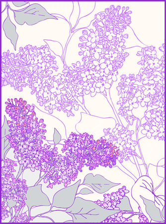 Lilac Backgroundsのイラスト素材