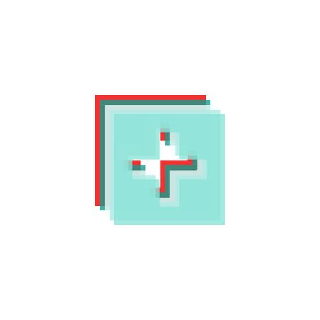 Medical pharmacy logo design template.- vector illustratorのイラスト素材