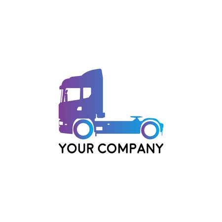A template of Truck Logo, cargo, delivery, Logisticのイラスト素材