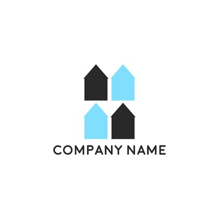Real estate property logo concept for business corporate signのイラスト素材