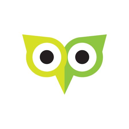 cute owl illustration, Tee print, shirt, embroidery, flat design for kids fashion textile. Animal concept vector illustration collectionのイラスト素材