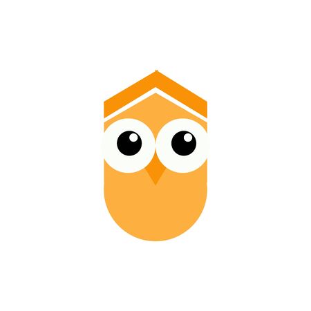 cute owl illustration, Tee print, shirt, embroidery, flat design for kids fashion textile. Animal concept vector illustration collectionのイラスト素材