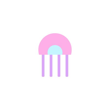 jellyfish logo icon designs vectorのイラスト素材