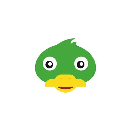 Duck head mascotのイラスト素材