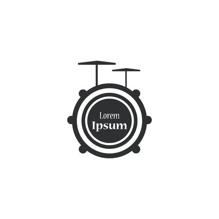 Drum  icon design template. vector illustration. for business, educational, competition, concert useのイラスト素材