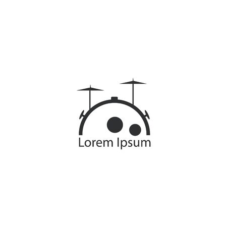 Drum  icon design template. vector illustration. for business, educational, competition, concert useのイラスト素材