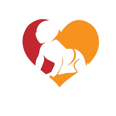 baby shop logo vector illustration. baby shop symbol iconのイラスト素材