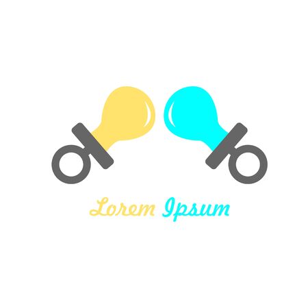 baby shop logo vector illustration. baby shop symbol icon