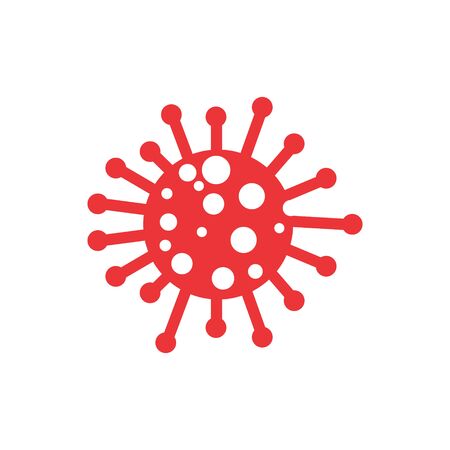 Bacteria vector icon. microorganism disease causing illustration symbol. cell cancer sign. virus logo.のイラスト素材