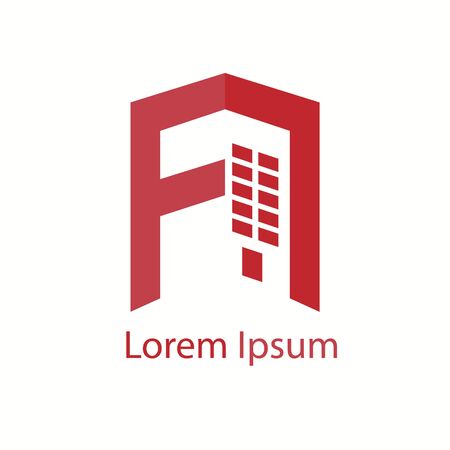 Real Estate , Property and Construction  design for business corporate sign . Vectorのイラスト素材