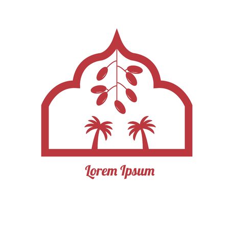 Luxury Dates Palm  Templateのイラスト素材