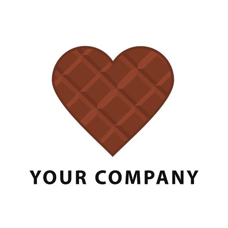 Chocolate vector. chocolate on white background. chocolate designのイラスト素材