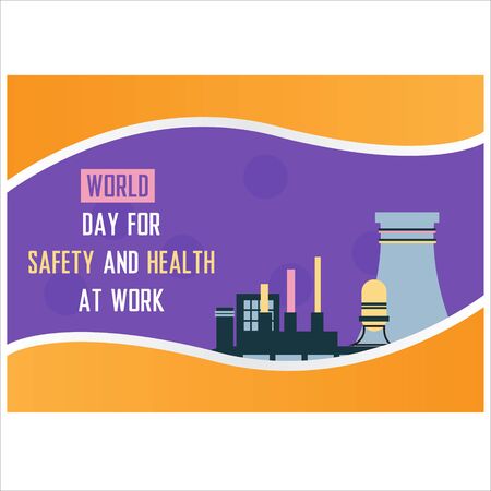 Vector concept of the World Day for Safety and Health at Workのイラスト素材