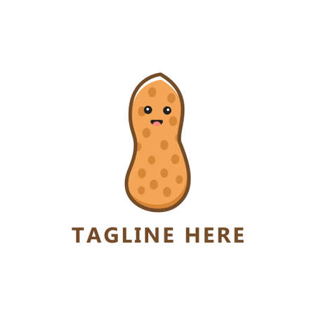 peanuts logo icon. peanuts logo vector illustration