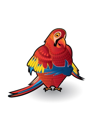 Parrotのイラスト素材
