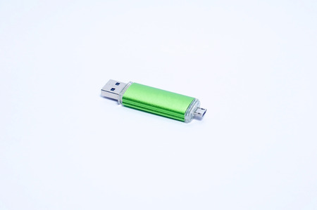 The green USB drive