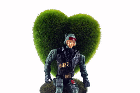 A toy with loveの写真素材