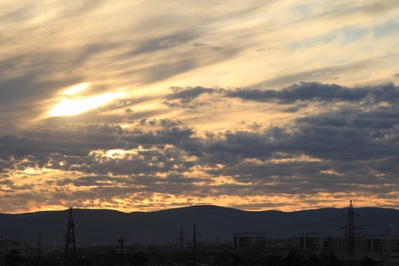 Evening sky の写真素材