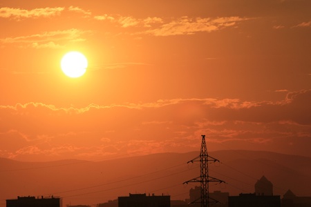 Beautiful sunset の写真素材