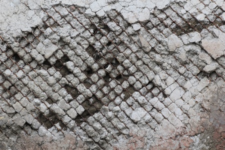 The old concrete wall, the background
