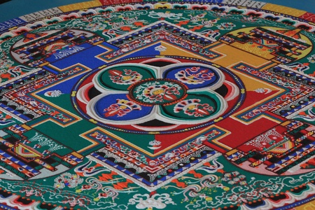 Sand mandala is a Buddhist templeのeditorial素材