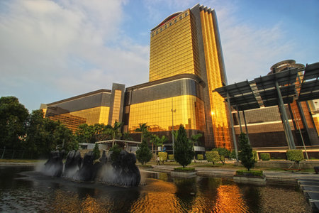 Cultural Centre in Macau cityのeditorial素材