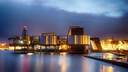 Museum in the harbor of Stavanger in Norway