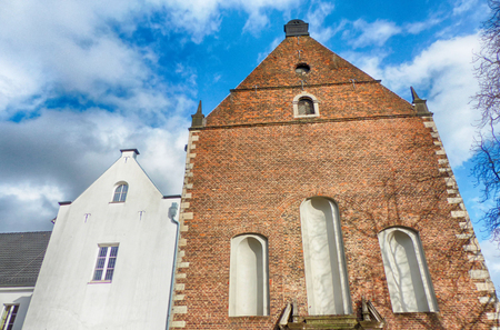 Old brick facades in Neuss, Rhinelandの写真素材