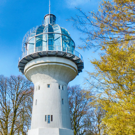 Former water tower in Solingenの写真素材
